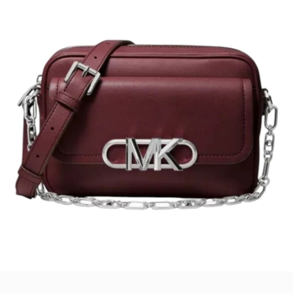 Michael Kors Parker Chain Swag Crossbody Bag Women's Merlot